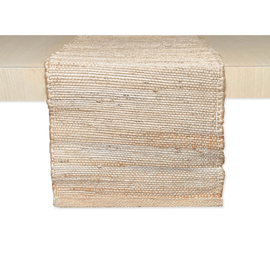 JUTE TABLE RUNNER, NATURAL JUTE, 13''x36''.