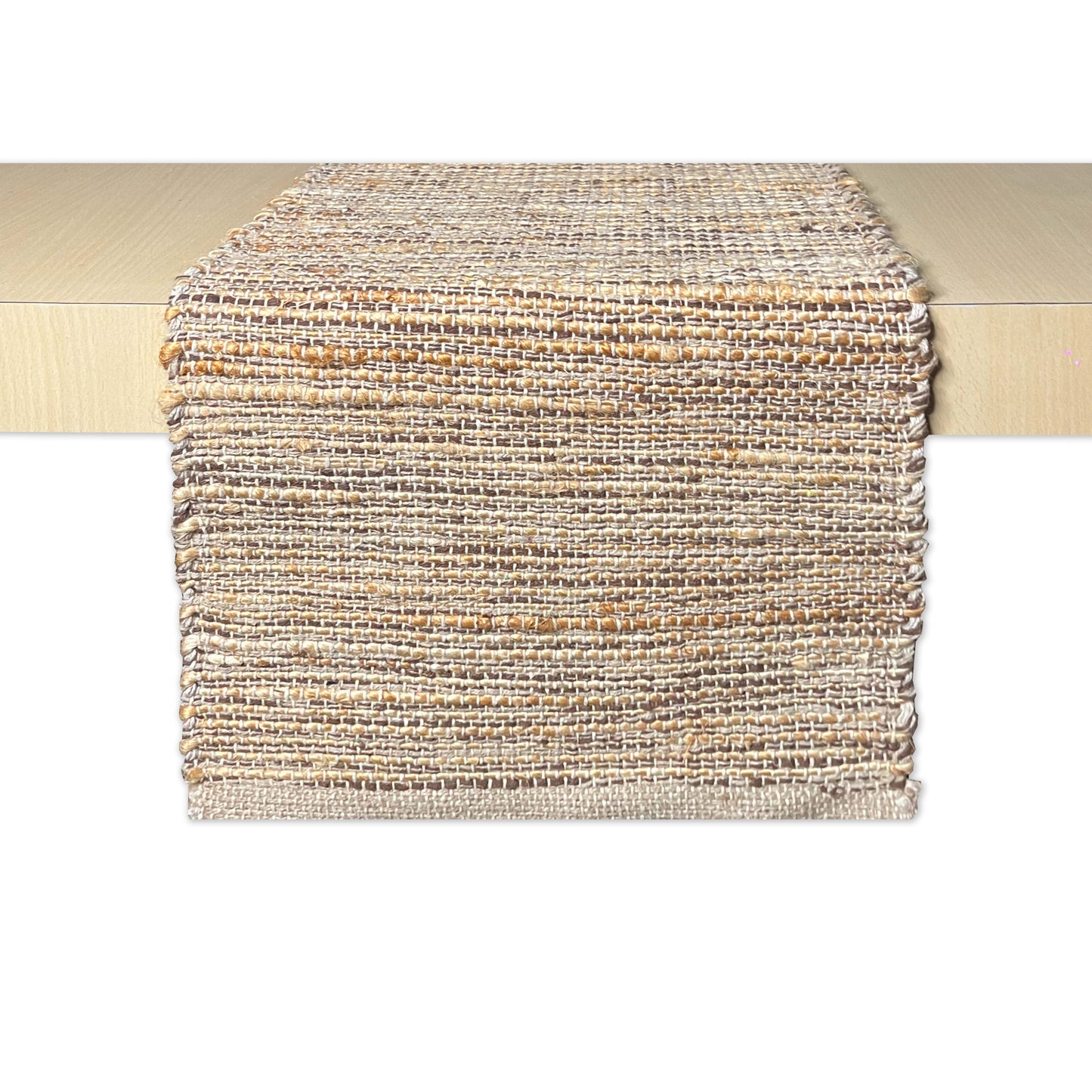 OMBRE TABLE RUNNER, NATURAL BROWN, 13" x 72"