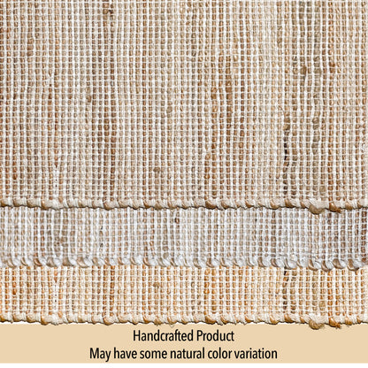 OMBRE TABLE RUNNER, NATURAL-IVORY, 13''x48''.