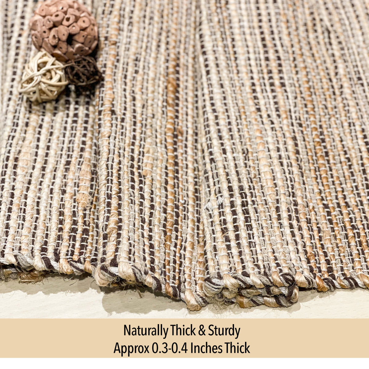 OMBRE TABLE RUNNER, NATURAL-BROWNS, 13''x90''.