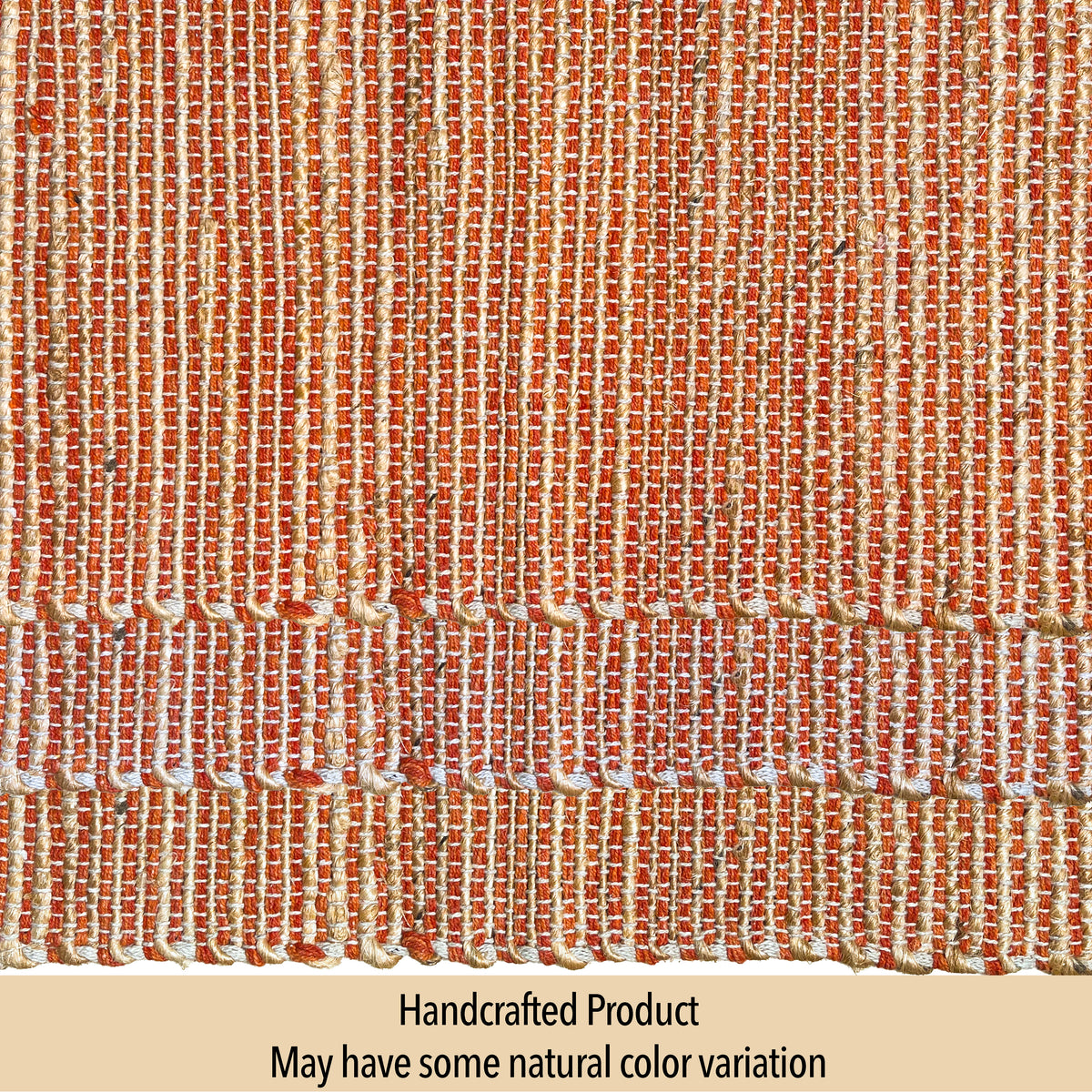 OMBRE TABLE RUNNER, NATURAL-RUST, 13''x90''.