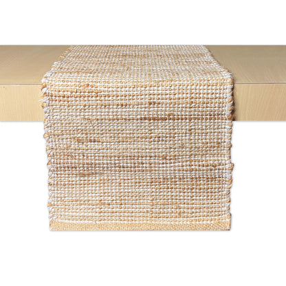 OMBRE TABLE RUNNER, NATURAL-IVORY, 13''x108''.