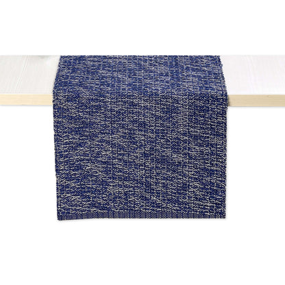 HONEYCOMB TABLE RUNNER, Blues, 13''x72''.