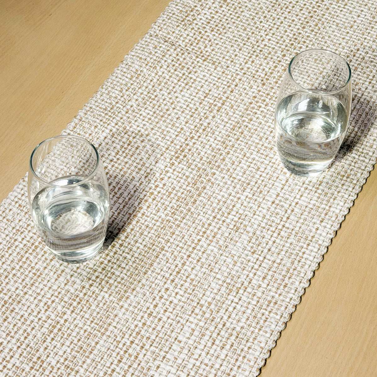PEBBLE TABLE RUNNER- NEUTRALS, 13''x72''