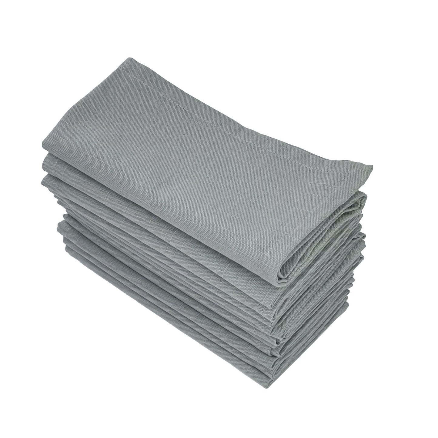 TEXTURED NAPKIN SET OF 12, GREY, 18''x18''