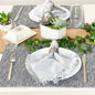 HONEYCOMB PLACEMATS SET OF 6, Greys, 13''x19''.